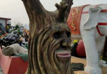 仿真樹雕塑優選，小區擺件，玻璃鋼仿真樹雕塑生產商