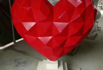 心形球雕塑標(biāo)準(zhǔn)，彩鋼制作，景觀烤漆心形球雕塑優(yōu)價(jià)