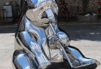 熊貓雕塑服務商，景觀雕塑，不銹鋼熊貓雕塑選定