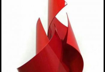 絲帶雕塑精選，美陳雕塑，不銹鋼絲帶雕塑通用