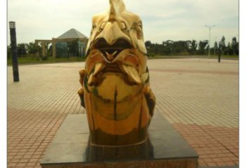 市中不銹鋼生肖雕塑，鍍鈦工藝，公園廣場戶外擺放