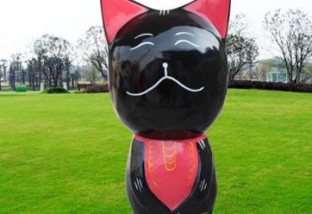 玉溪廣場小貓雕塑，動物擺件，仿古工藝