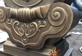 下城抱箍鑄造觀賞型，露天雕塑，鑄銅抱箍雕塑訂做