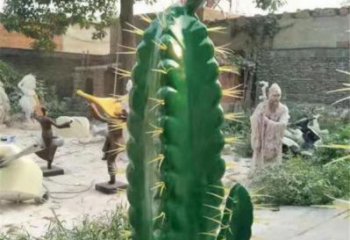 北碚彩繪仙人棒雕塑承接，城市裝飾，仿真仙人棒雕塑公司